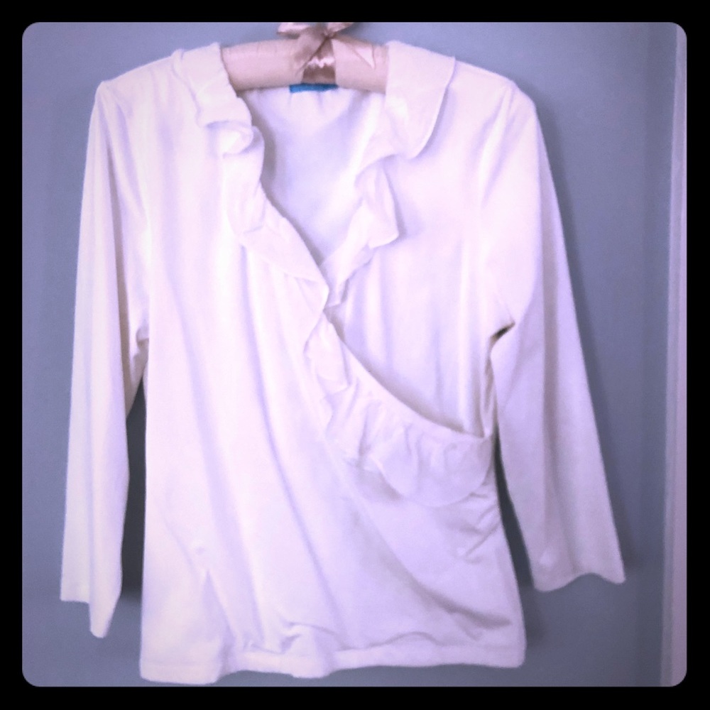 J Mclaughlin wrap top